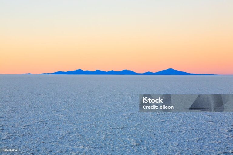 Salar de Uyuni, Bolivia. Largest salt flat in the world