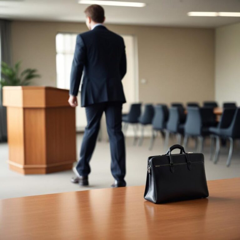 pikaso_texttoimage_-A-businessman-stepping-away-from-a-podium-briefca