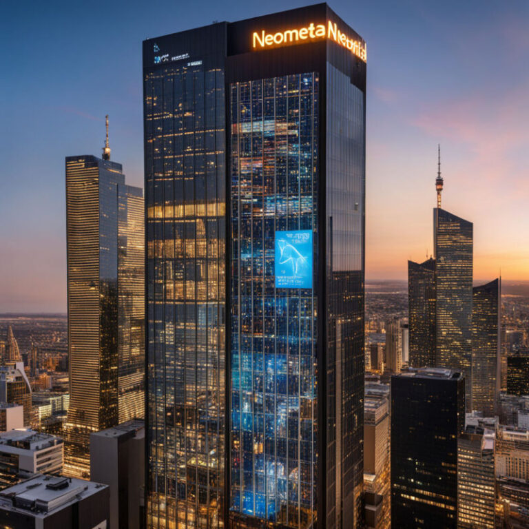 neometals-asx-nmt-announces-march-2024-quarterly-cash-flow-corporate-skyscraper-backdrop-with-the-c