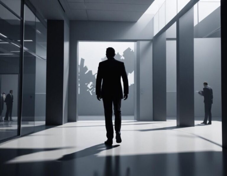 pikaso_text-to-image_3d-model-silhoutte-image-of-a-CEO-entering-a-compa